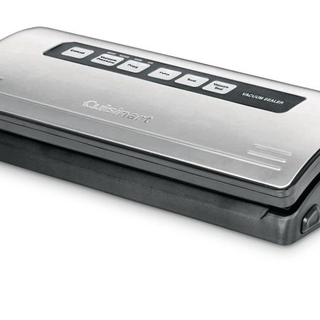 Cuisinart® One-Touch Vacuum Sealer, Stainless Steel, Black