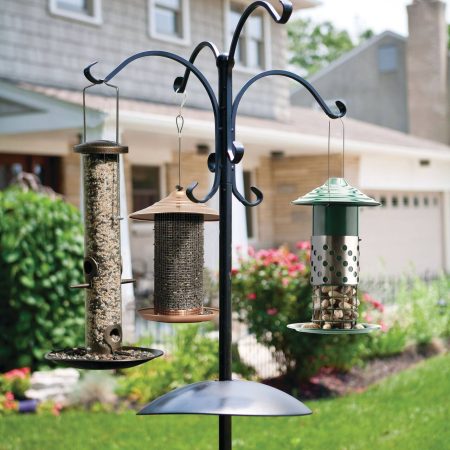 Deluxe 4-Way Birding Station with Baffle