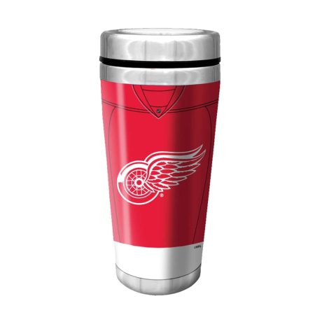 NHL Detroit Red Wings Hockey Logo Full Wrap Travel Mug, 14-oz