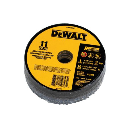 DEWALT Aluminum Oxide Cutting & Grinding Set for Metal, 11-pc