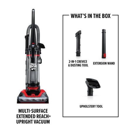 Dirt Devil Multi Surface Extended reach Pet Corded Upright Vacuum Cleaner