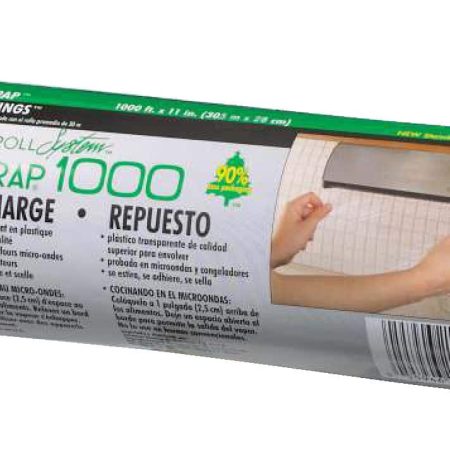 E-Zee Wrap Plastic Wrap Refill, 1000-ft