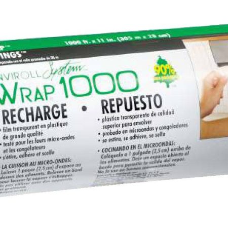 E-Zee Wrap Plastic Wrap Refill, 1000-ft