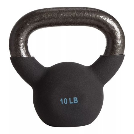 Energetics 10 lb Neoprene Kettlebell, Weight, Home Gym