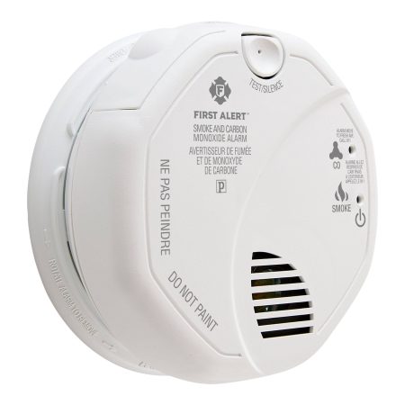 First Alert 120V Smoke and Carbon Monoxide (CO) Alarm With Battery Backup, Hardwired Photoelectric Alarm