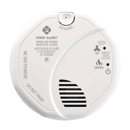 First Alert 120V Smoke and Carbon Monoxide (CO) Alarm With Battery Backup, Hardwired Photoelectric Alarm