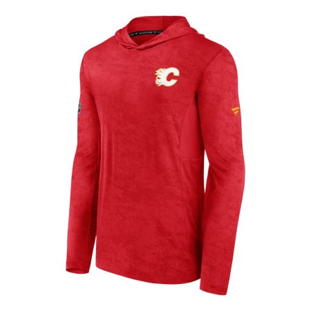 Calgary Flames Fanatics Authentic Pro Rink Lightweight Hoodie