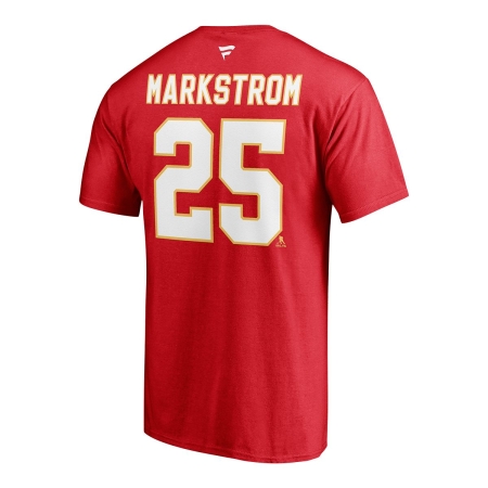 Calgary Flames Fanatics Jacob Markström Stacked Player T Shirt