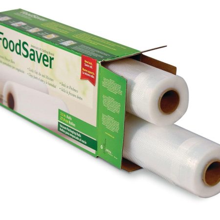 FoodSaver Heat-Seal Vacuum Sealer Roll, 8-in x 20-ft, 2-pk