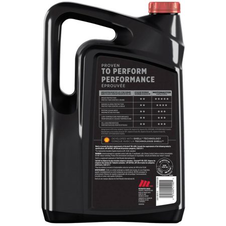 MotoMaster High Mileage 10W30 Conventional Engine/Motor Oil, 5-L