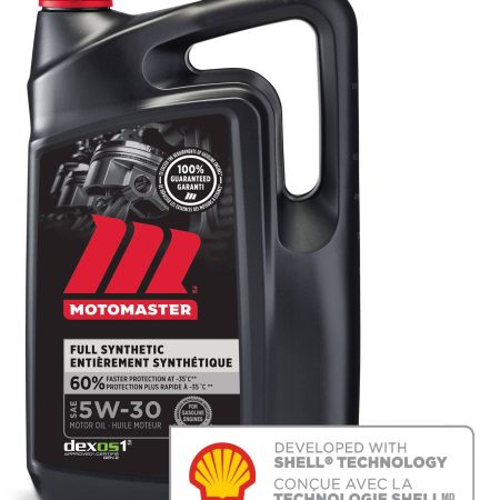 MotoMaster 5W30 Synthetic Engine/Motor Oil, 5-L