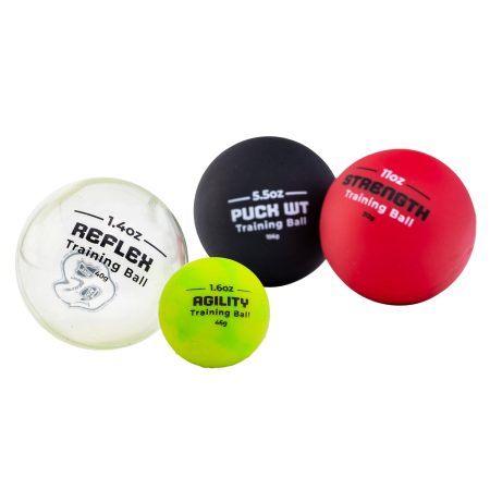 Franklin NHL Deke/Dangle Hockey Training Balls Kit, 4-pk