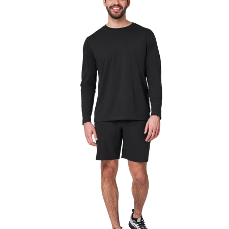 FWD Men's Drirelease® T Shirt, Long Sleeve, Crew Neck, Polyester, Pocket, Quick Dry