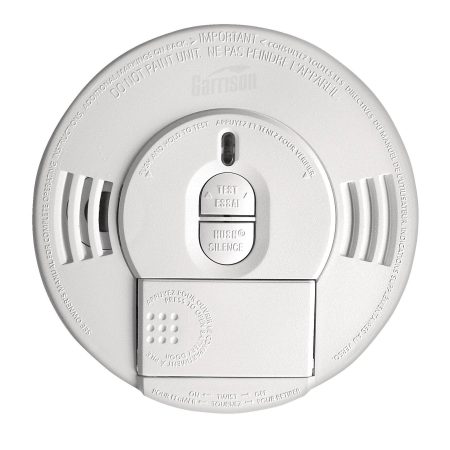 Garrison Smoke Alarm With Front Loading Battery Door, Batteries Included