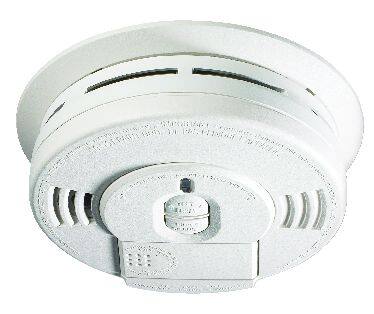 Garrison Smoke Alarm With Front Loading Battery Door, Batteries Included