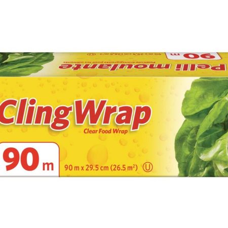 Glad Cling Wrap Food Plastic Wrap, 295-ft