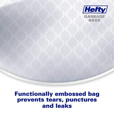 Hefty® ULTRA STRONG™ Tall 50-L White Kitchen Garbage Bags with Drawstring & ARM & HAMMER™, 28-pk