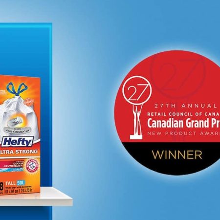 Hefty® ULTRA STRONG™ Tall 50-L White Kitchen Garbage Bags with Drawstring & ARM & HAMMER™, 28-pk