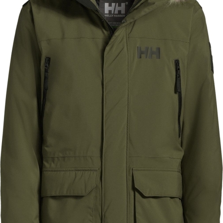 Helly Hansen Men's Reine Winter Parka/Jacket, Long, Insulated Synthetic, Hooded, Waterproof