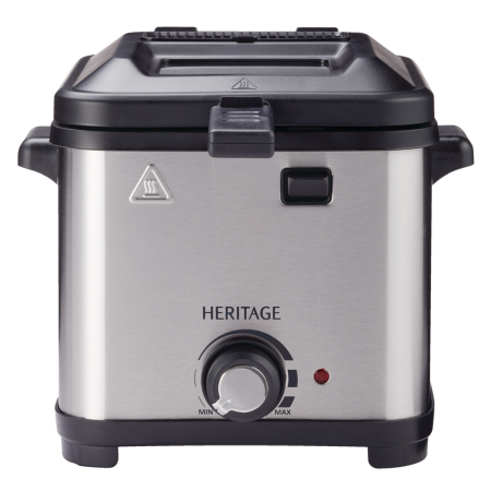 Heritage Mini/Compact Deep Fryer, Stainless Steel, 1.5L