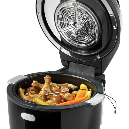 Heritage Digital Electric Air Fryer with Steam & Temp Probe