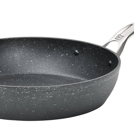 Heritage The Rock Frying Pan Non-stick, Dishwasher & Oven Safe, Black, 30cm