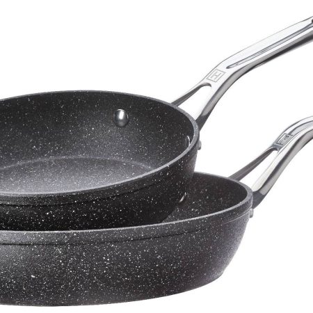 Heritage The Rock Frying Pan Non-stick, Dishwasher & Oven Safe, Black, 20cm