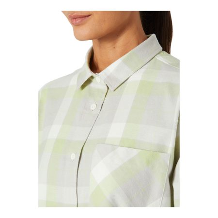 Helly Hansen Women's Lokka Organic Flannel Long Sleeve Shirt