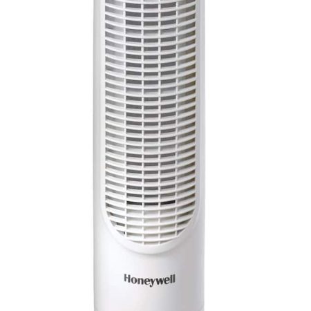 Honeywell QuietSet® Whole Room Oscillating Tower Fan, 5-Speed, White, 40-in