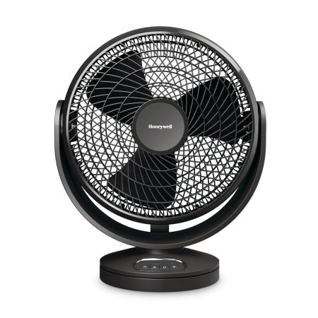 Honeywell TurboForce Oscillating Digital Portable Floor Fan, 3-Speed, Black