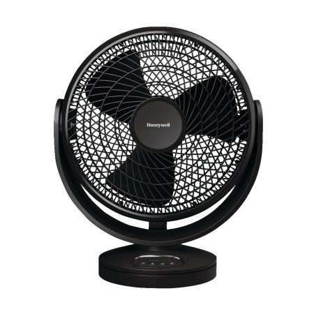 Honeywell TurboForce Oscillating Digital Portable Floor Fan, 3-Speed, Black