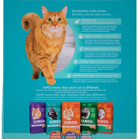 IAMS Proactive Health Indoor Weight & Hairball Control Dry Cat Food, 7.2-kg