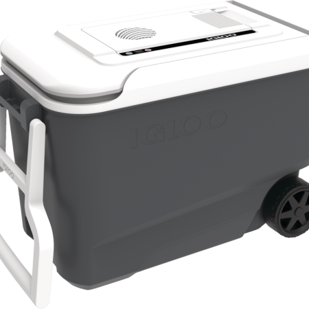 Igloo Wheeled Electric Cooler, with Handle, 33-L, Grey