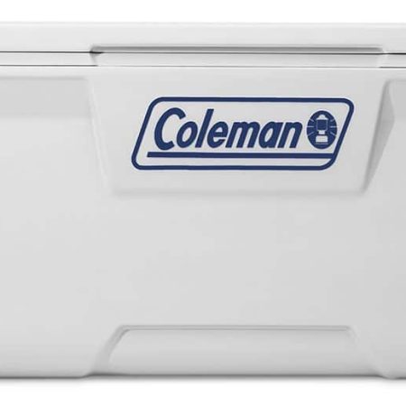 Coleman Marine Ultra Insulated Hard Cooler with Wheels, 100-Can, White