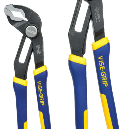 IRWIN 2078709 Vise-Grip V Jaw GrooveLock Pliers Set, ProTouch™ Grips, 2-pc