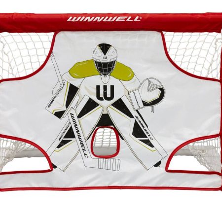 Winnwell PVC Collapsible Mini Hockey Net Set, 5-pc