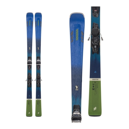 K2 Men's Disruption 78C Skis 2024 with Quikclik Free Bindings