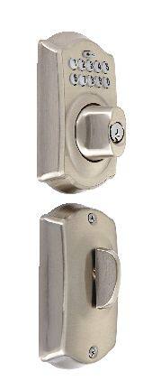 Schlage Camelot Electronic Keypad Deadbolt, Rated AAA Security, Satin Nickel