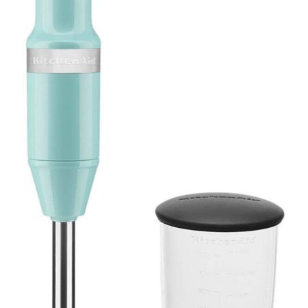 KitchenAid® Variable Speed Corded Hand Blender w/ Blending Jar, Aqua Sky