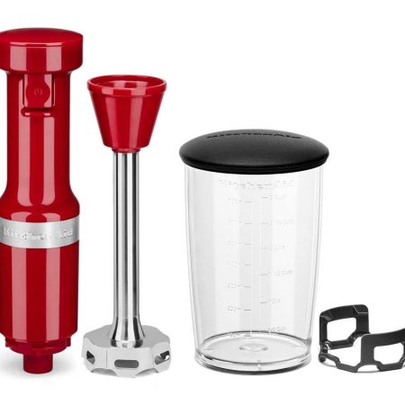 KitchenAid® Variable Speed Corded Hand Blender w/ Blending Jar, Empire Red