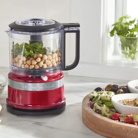 KitchenAid® Compact 3.5 Cup Food Chopper/Mini Food Processor w/ Dishwasher Safe Parts, Empire Red