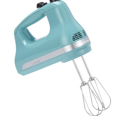 KitchenAid® Ultra Power™ 5-Speeds Hand Mixer w/ Turbo Beater Aqua Sky