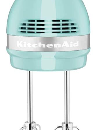 KitchenAid® Ultra Power™ 5-Speeds Hand Mixer w/ Turbo Beater Aqua Sky