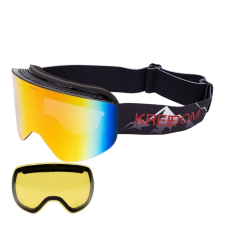 Kreedom Shred Horn Ski & Snowboard Goggles