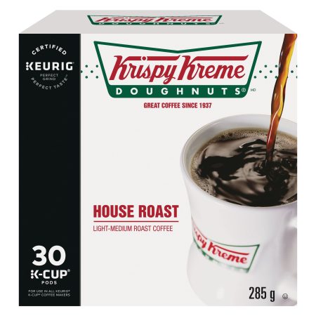 Keurig Krispy Kreme House Light Medium Roast K-Cup® Coffee Pods, 285-g, 30-pk