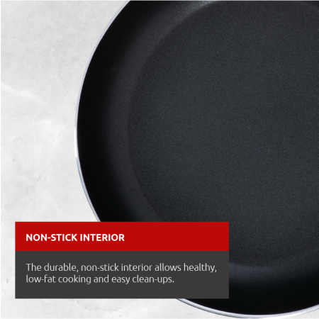 Lagostina Ticino Jumbo Cooker, Non-Stick, Dishwasher & Oven Safe, Black, 5-qt