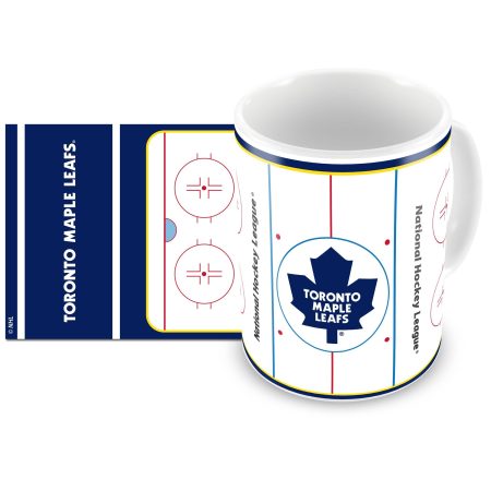 NHL Toronto Maple Leafs Hockey Team Sublimated Ceramic Coffee Mug, 15-oz