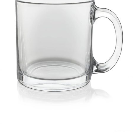 Libbey Clear Glass Coffee Mug, 13-oz