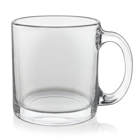 Libbey Clear Glass Coffee Mug, 13-oz