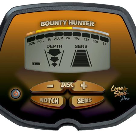 Bounty Hunter Lone Star Pro Metal Detector with LCD Display